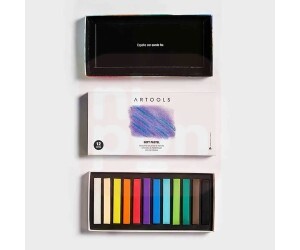 Giz de Cera Pastel Seco 12 Cores - Artools