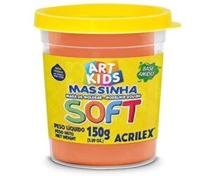 Massa de Modelar 150g Soft Laranja - Acrilex