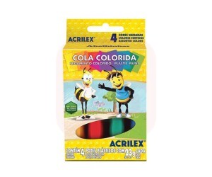 Cola Colorida 4 Cores 23G - Acrilex