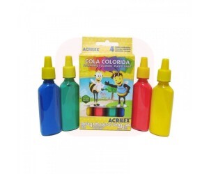 Cola Colorida 4 Cores 23G - Acrilex