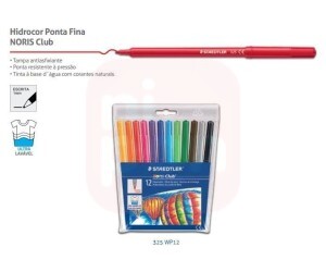Canetinha 12 Cores NORIS CLUB - Staedtler