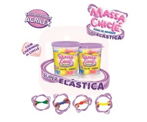 Massa Chiclé goma de amassar com 1 unidade - Acrilex