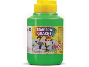 Tinta Guache 250ml Verde Folha - Acrilex