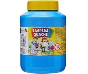 Tinta Guache 500ml Azul Celeste - Acrilex