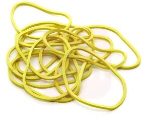 Elástico Amarelo Nº18 500 Unds - Mercur