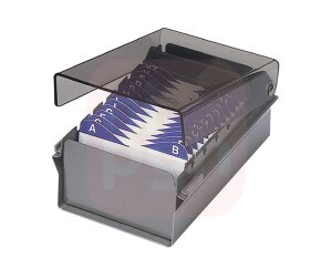 Fichário De Mesa 4x6 Fume - Acrimet