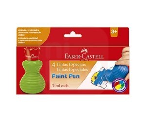 Tinta Paint Pen 4 Cores - Faber-Castell