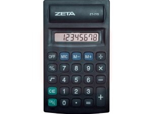 Calculadora 8 Dígitos ZT715 - Zeta