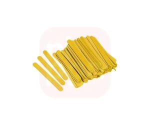 Palito de Sorvete C/100 - Amarelo