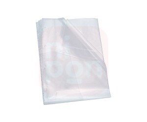 Plástico 4 Furos Oficio Grosso 25 Unidades