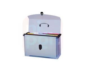 Maleta Arquivo c/ 10 Pastas Suspensas Coloridas - Dello