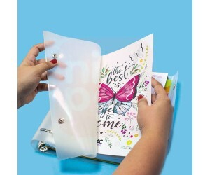 Fichário Universitário Trendy Borboleta + 192 Folhas