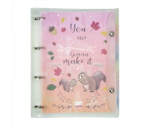 Fichário Universitário Trendy Esquilo + 192 Folhas