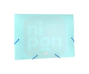 Pasta Aba Elástico Oficio Opaca Azul - Yes