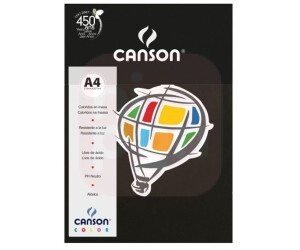 Papel Canson A4 180g Preto
