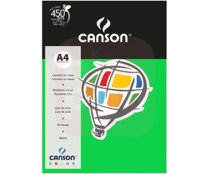 Papel Canson A4 180g Verde Claro
