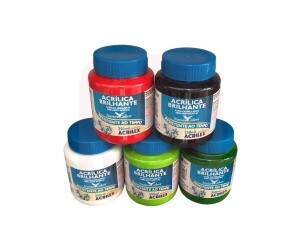 Tinta Acrilica Brilhante 250ml - Cores