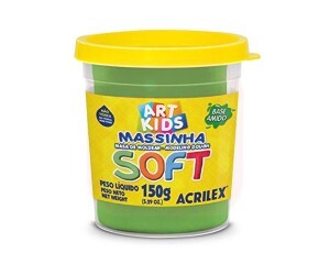 Massa de Modelar Soft 150g Verde - Acrilex