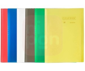 Pasta Catálogo Clear Book 20 Plásticos - Cores