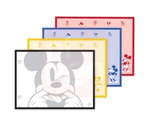 Porta Fichas Argolado com 80 Fichas Mickey