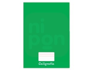 Caderno Brochura Capa Dura 96fls Verde - Caligrafia