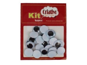 Olho móvel 08mm C/40 UND