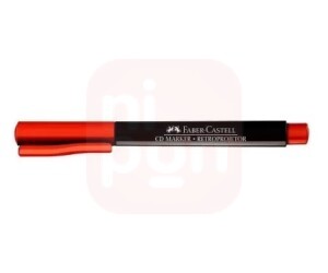 Caneta Retroprojetor 1.0mm Vermelho - Faber-Castell
