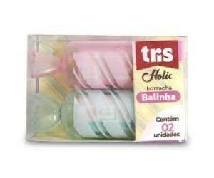 Borracha balinha c/ 2 unidades