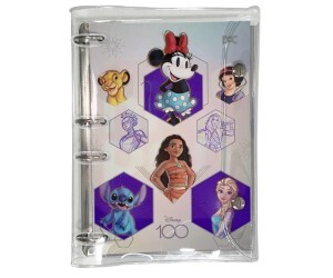 Fichário Colegial Cristal Disney Edição Especial 100 Anos C/ 192 Folhas DAC