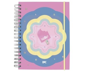 Caderno Smart Colegial DAC Hello com 80 Folhas Respocionávei 90g