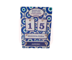Calendário Permanente cores e estampas variadas