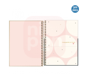Planner Espiral 17,7 x 24 cm West Village Metalizado 2024 - Prata