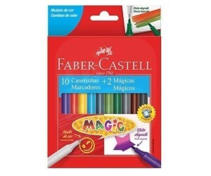 Canetinha Magic 10 Cores+ 2 Faber - Castell