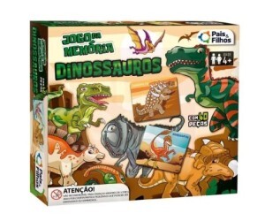 Jogo da Memoria Dinossauros - PAIS & FILHOS