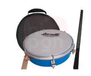 Tamborim 6 ''Torelli TT404 - Pele Leitosa c/ Capa e Baqueta
