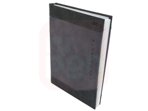 Agenda Diária Executiva Costurada Permanente Black Lead Dac