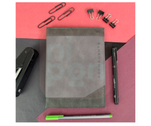 Agenda Diária Executiva Costurada Permanente Black Lead Dac