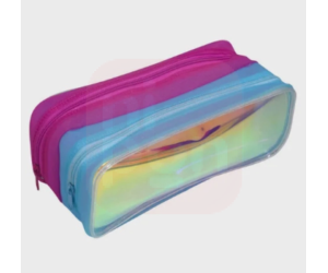 Estojo Cristal Holográfico Duplo Neon Dac E216