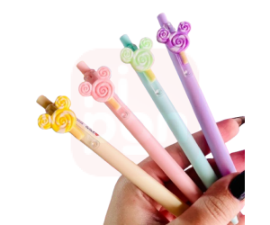 Caneta Fofa Com Ponta 0.5mm Mickey Cores Sortidas