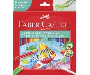 Lápis De Cor Aquarelável 24 Cores - Faber-Castell