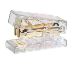 Grampeador Cristal Até 20 Folhas Grampo 26/6