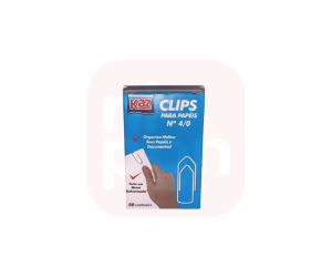 Clips Kaz 2/0 Colorido 100 Unidades