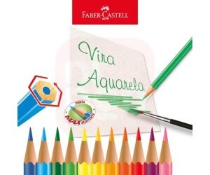 Lápis De Cor Aquarelável 24 Cores - Faber-Castell