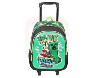 Mochila com Rodas Game 3D Minecraft - 