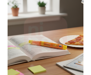 Marca-Texto Be Bold Food Edition – Girassol/Pizza