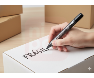 Caneta Marcador Permanente 100 Preto