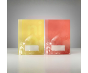 Capa Plástica para Caderno Brochurão 210x297mm