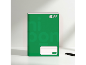 Caderno Brochurão Capa Dura 96Fls VERDE STIFF
