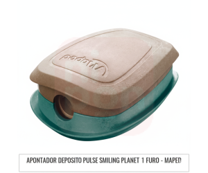 Apontador Depósito Pulse Smiling Planet 1 Furo