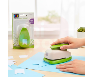 Perfurador de Papel 50mm Formato Bandeirinha – Artesanato